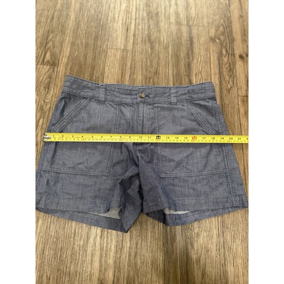 Banana Republic Women's Lightweight Denim Shorts‎ in Blue - Size 10 100% Cotton - Picture 5 of 10